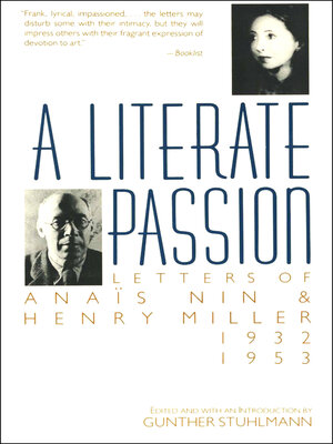 cover image of A Literate Passion